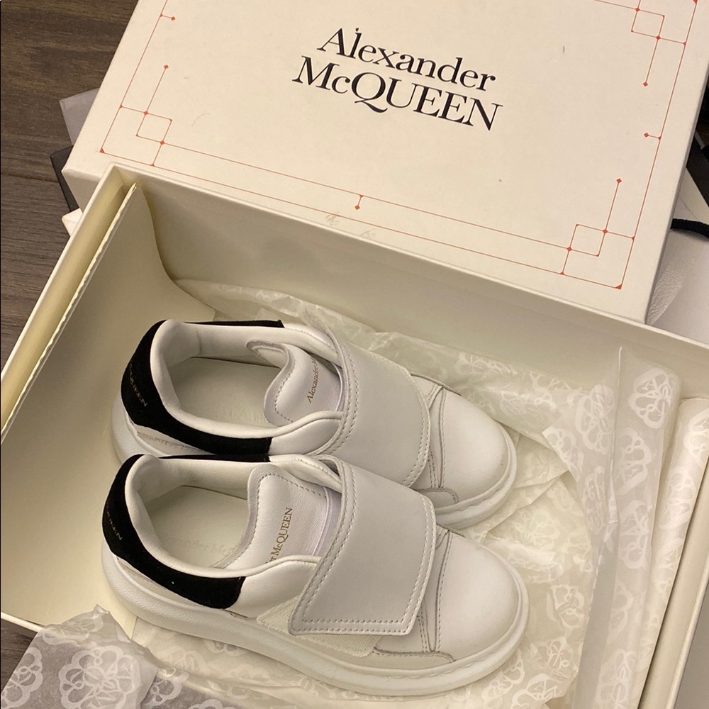 Alexander McQueen Kids White Sneakers